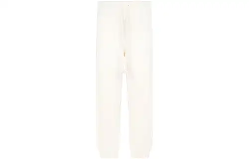 Off- Drawstring Straight Leg Trousers