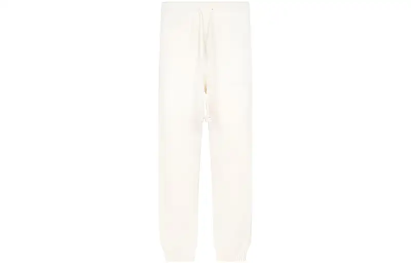 Off- Drawstring Straight Leg Trousers