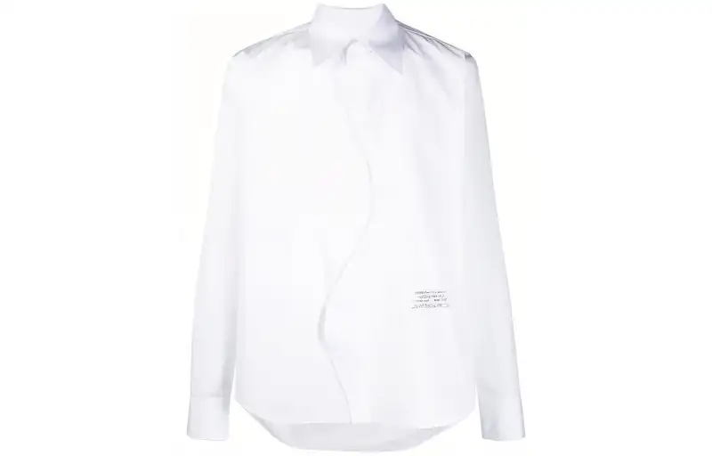 OFF WHITE SS21 Shirts Men's White Lapel Moderate