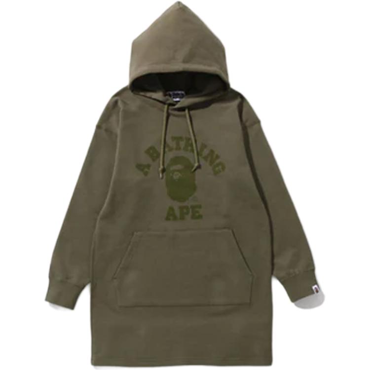 Женская худи A BATHING APE BAPE College Hoodie Onepiece (разноцветная) — фото 3