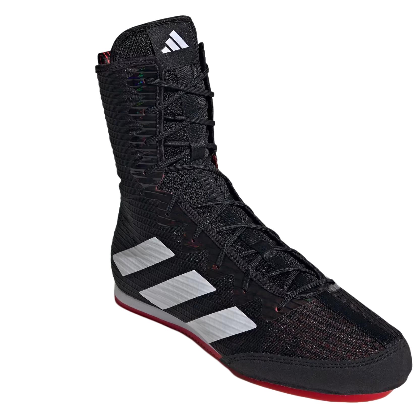 Adidas Box Hog 4 ‘Black White Pure Ruby’