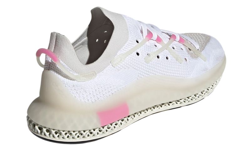 Унисекс кроссовки adidas I-4D Fusio (бело-розовый) — Белый / розовый — фото 4