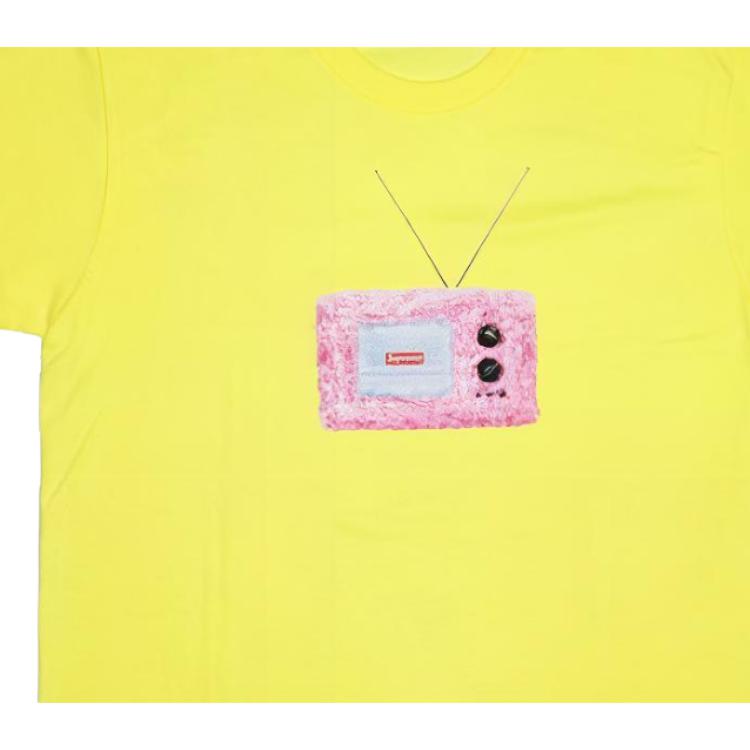 Футболка Supreme SS18 TV Tee (желтая) — фото 2