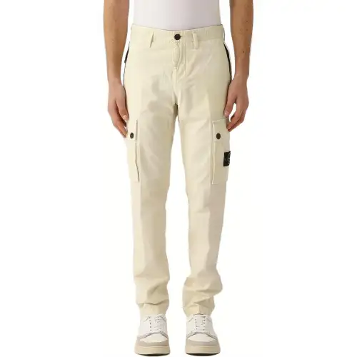 STONE ISLAND Brushed Old Effect Slim Fit Cargo Trousers