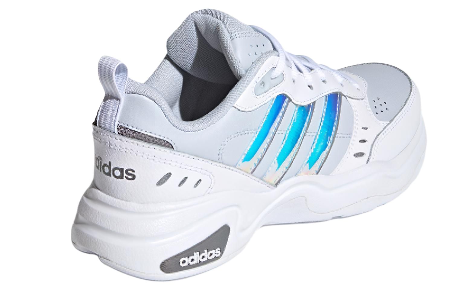 Женские кроссовки adidas neo Strutter (бело-синие) — фото 4