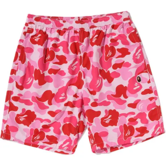 Пляжные повседневные шорты с камуфляжным принтом A BATHING APE SS26, одинаковые по стилю для мужчин и женщин