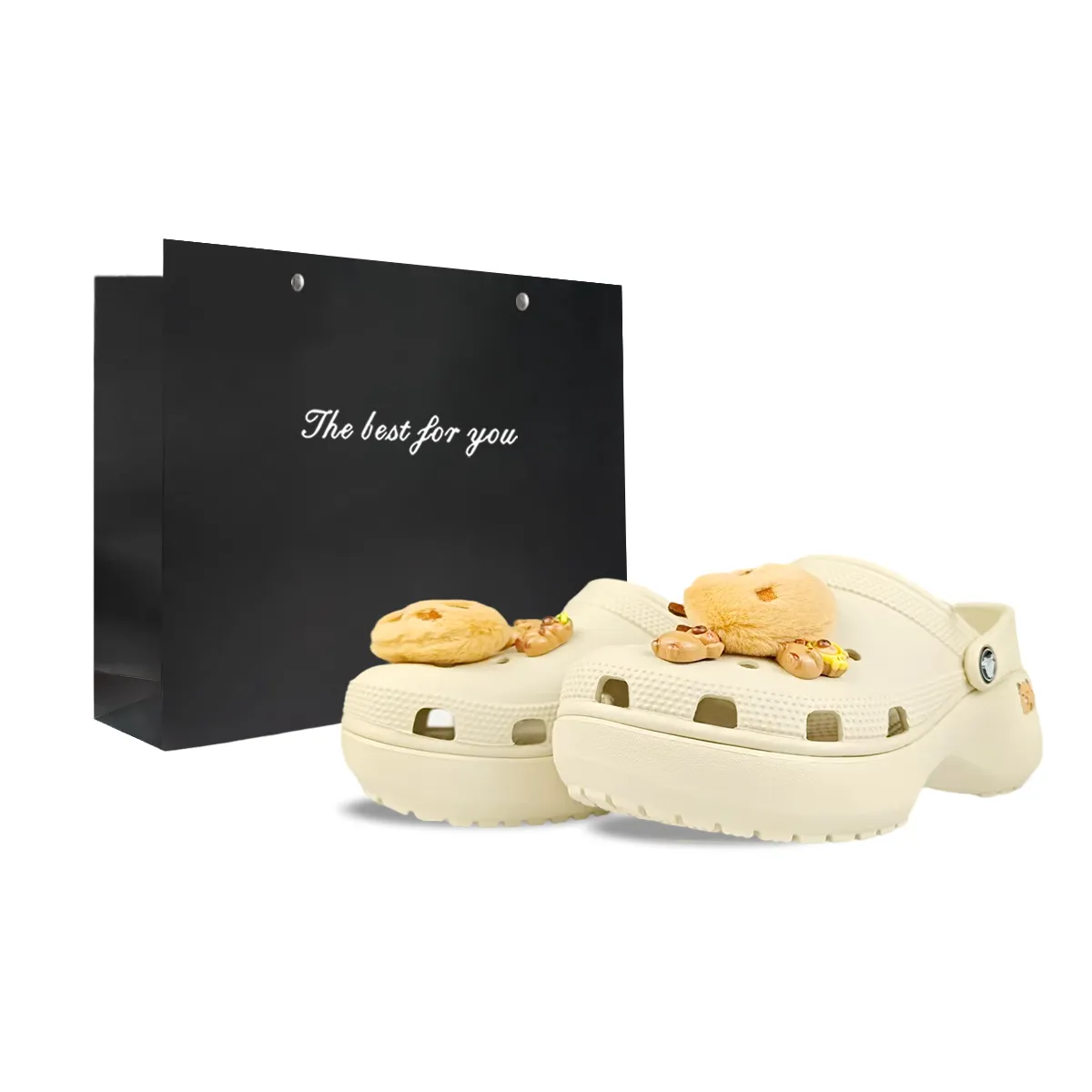 Crocs Classic Platform Clog BNK Capybara EVA Clogs Women's