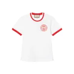 GUCCI Logo-embroidered Cotton T-shirt