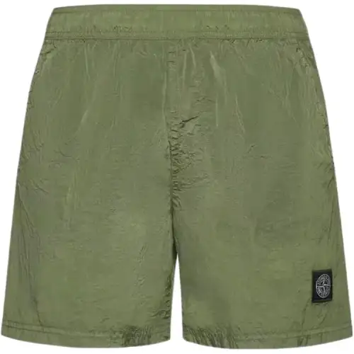 STONE ISLAND Compass patch Swim Shorts