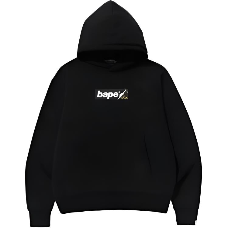 Мужское худи A BATHING APE (черное)
