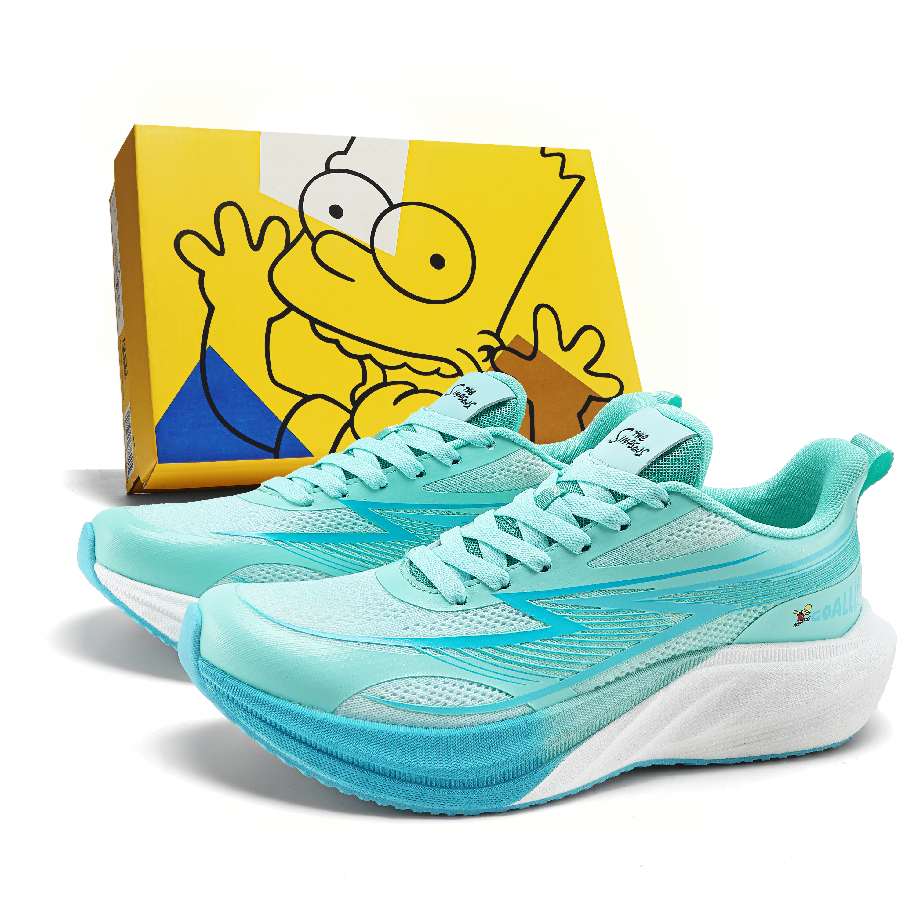 Кроссовки The Simpsons низкие (зеленые)