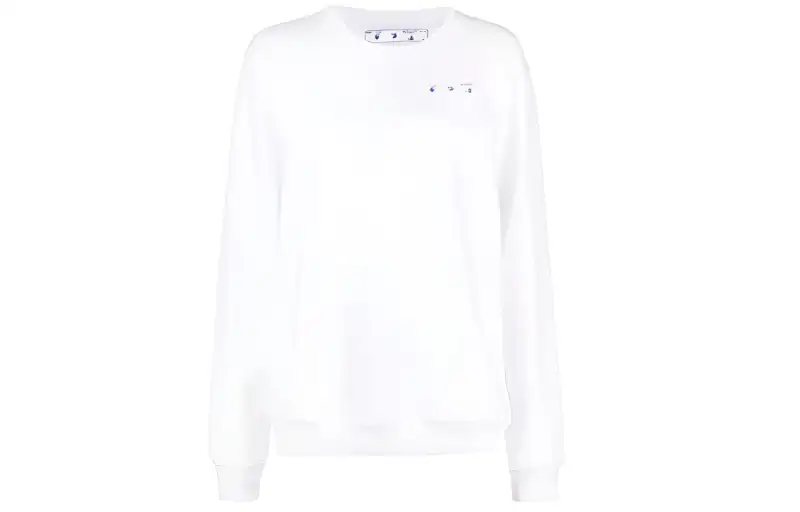 OFF WHITE SS21 Sweatshirts Women's White Crew Neck Moderate Regular