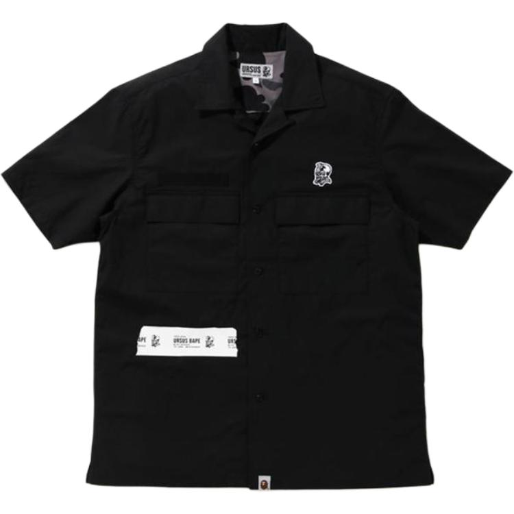 Мужская рубашка A BATHING APE (черная)