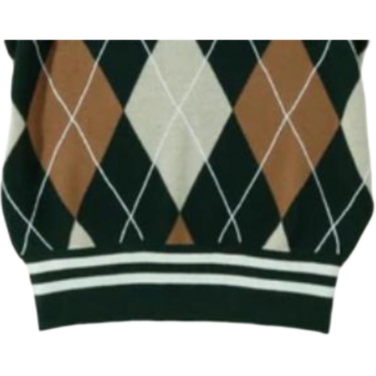 Женский жилет A BATHING APE BAPE Embroidery Argyle Knit Vest (разноцветный) — фото 4
