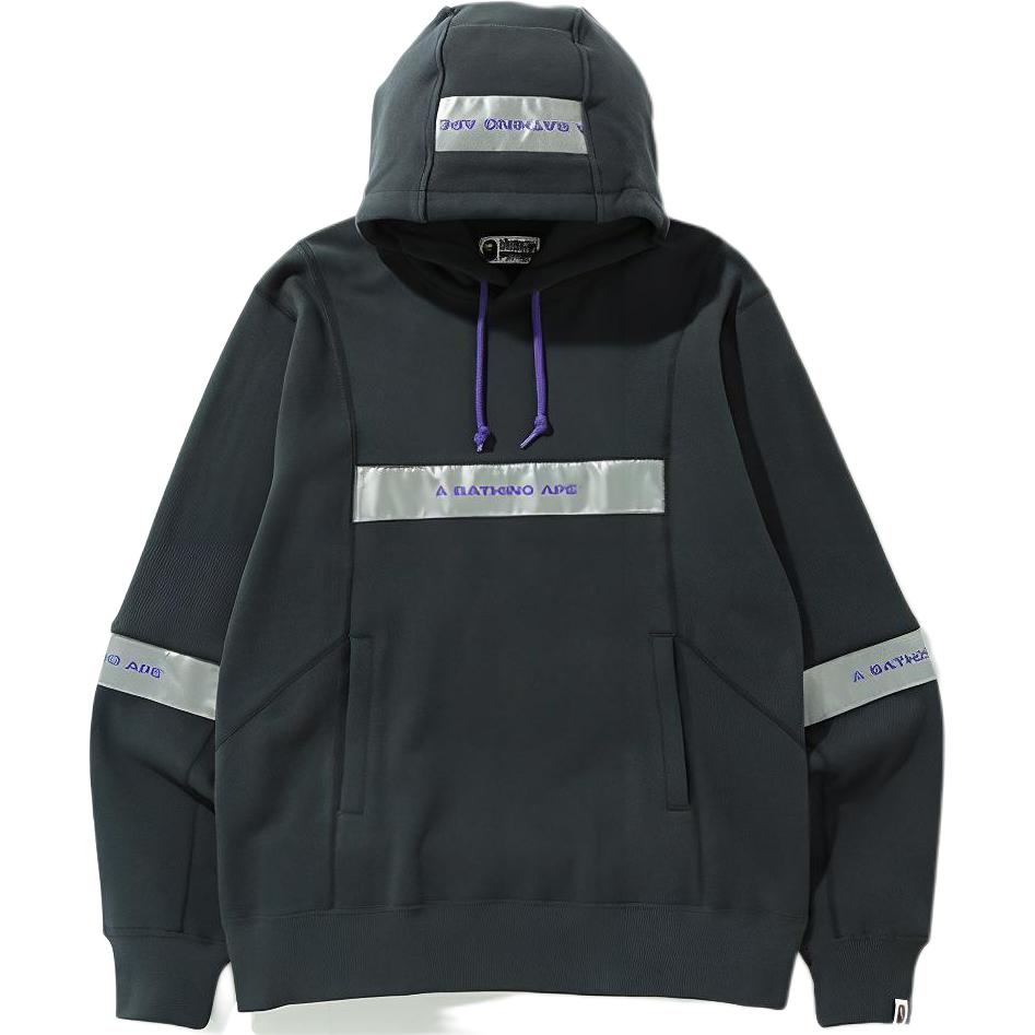 Худи A BATHING APE A BATHING APE BAPE Wide Patchwork (черный)