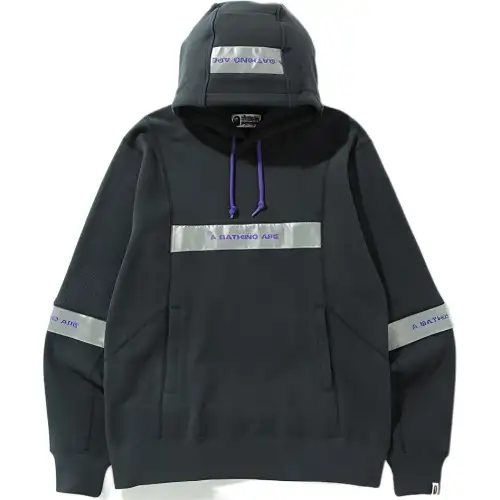 A BATHING APE Sweatshirts Unisex Hooded Non Detachable Moderate Regular