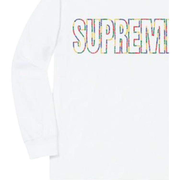 Лонгслив Supreme SS19 Logo (черный) — фото 2