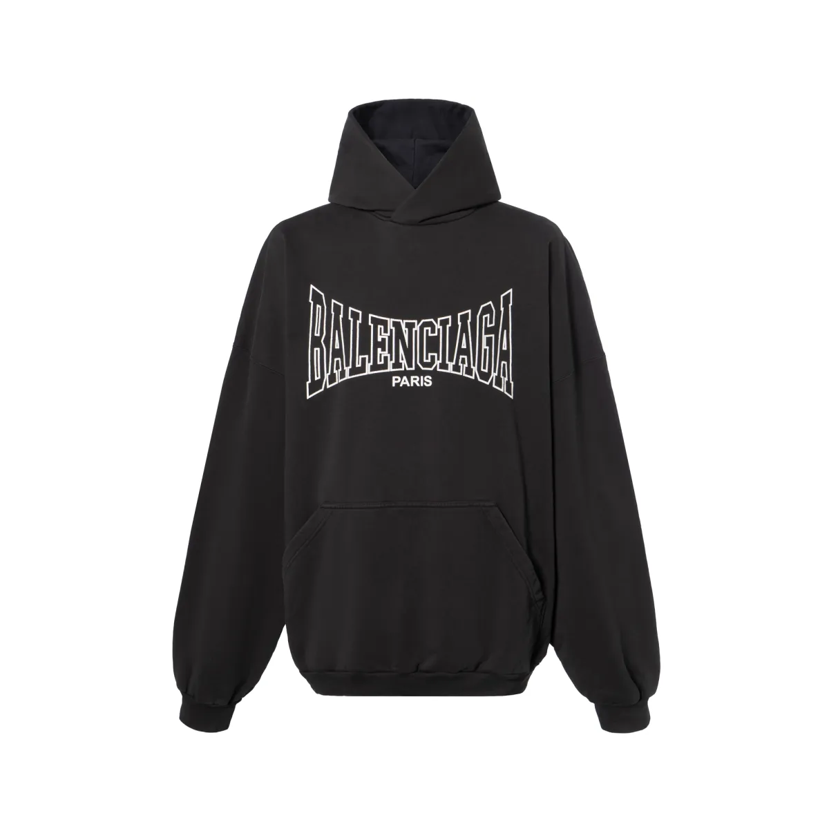 Balenciaga Paris Logo Printed Hoodie