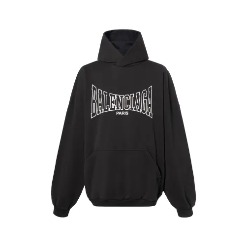 Balenciaga Paris Logo Printed Hoodie