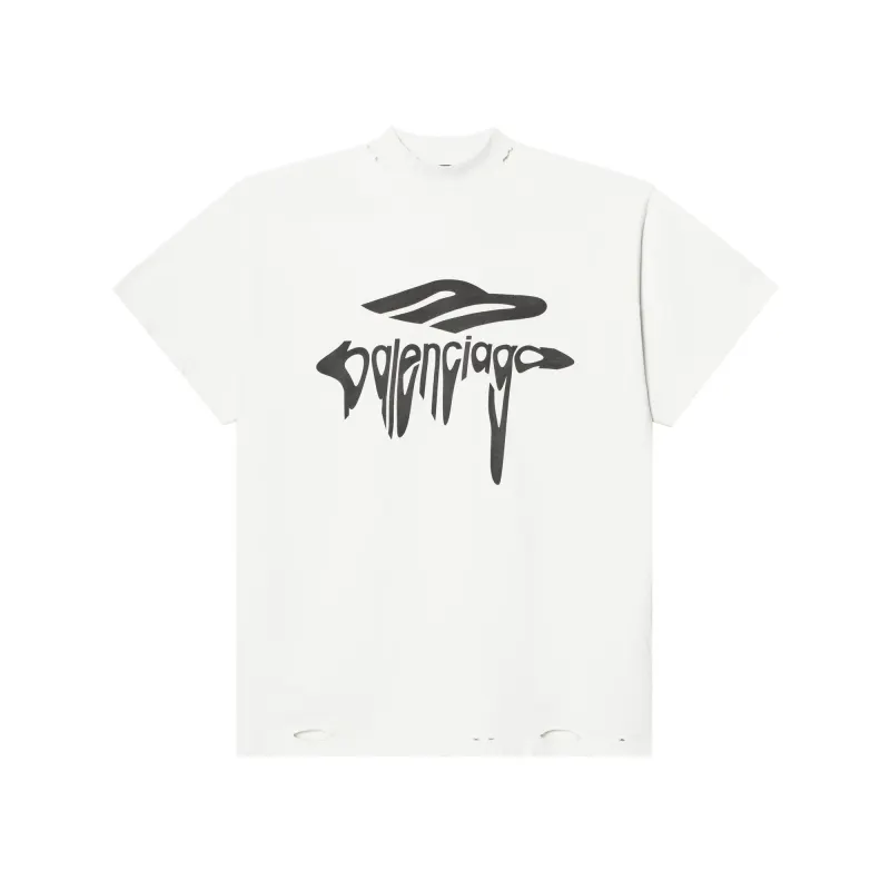 Balenciaga 3b Liquefied Oversized T Shirt