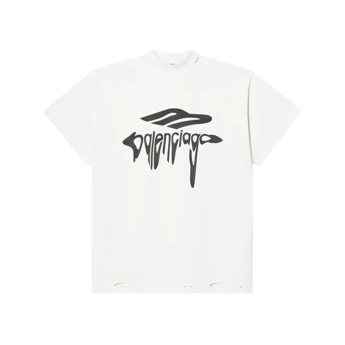 Balenciaga 3b Liquefied Oversized T Shirt