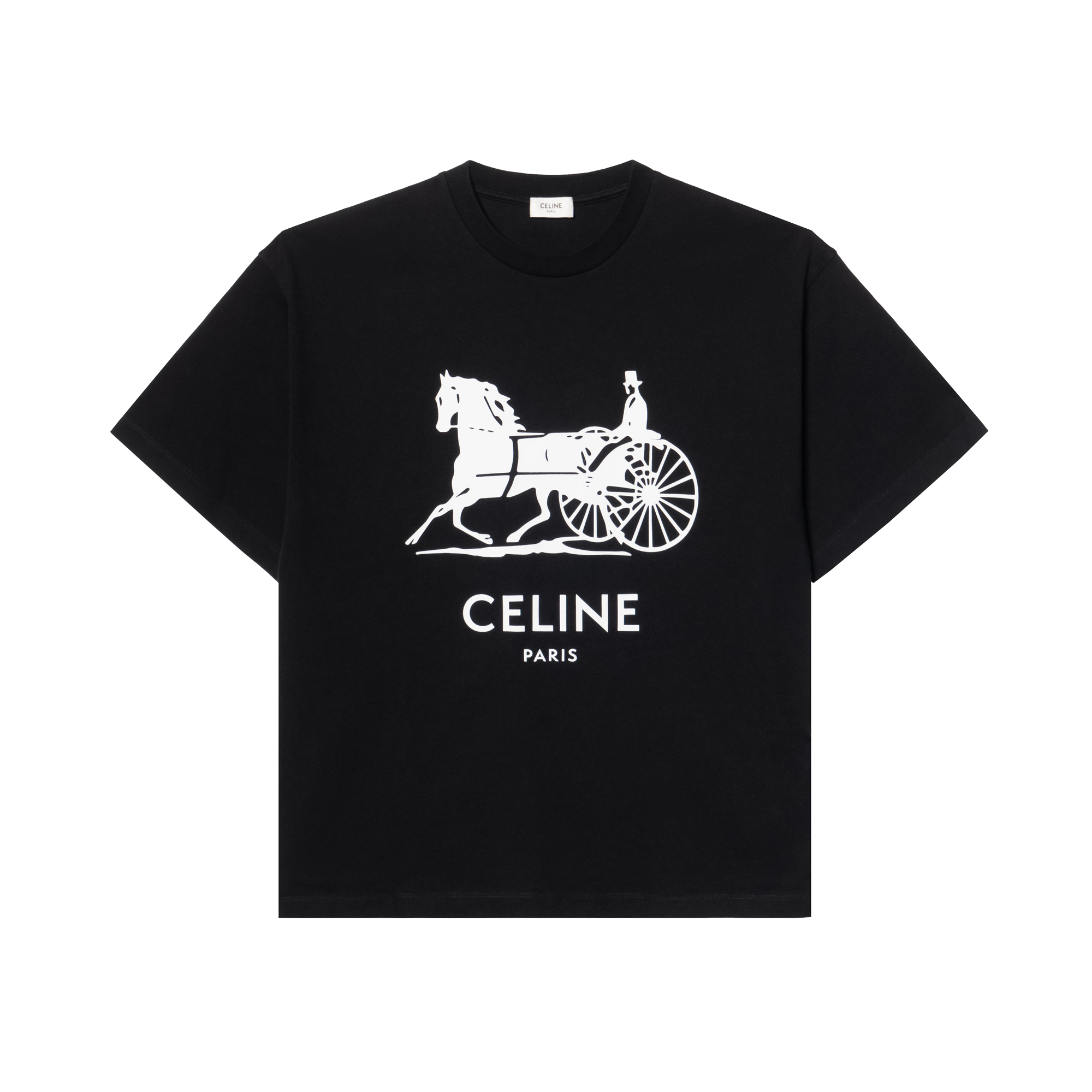 Мужская футболка CELINE CELINE SS26 T (черная)