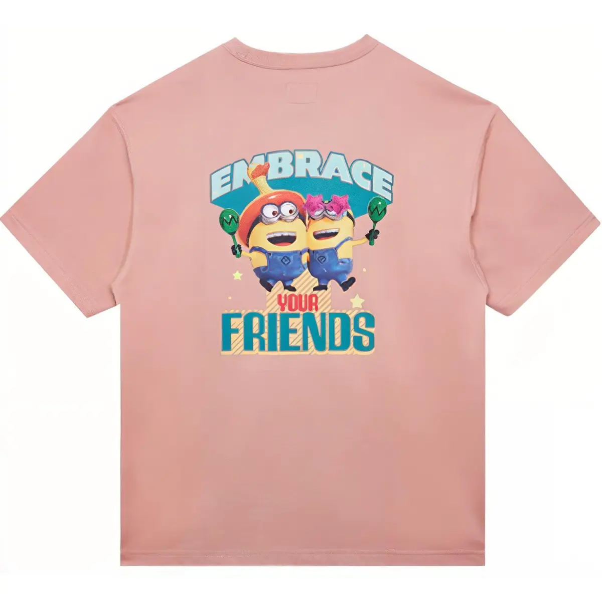 New Era Minions Co branded Edition SS24 T Shirt Unisex Pink