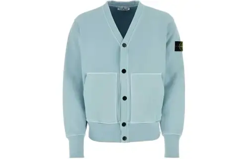 STONE ISLAND Jackets & Coats Men's Light Blue