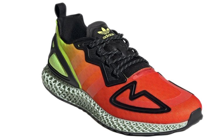 кроссовки adidas originals ZX 2K (красно-желто-черный) — Красныйжёлтыйчёрный — фото 2