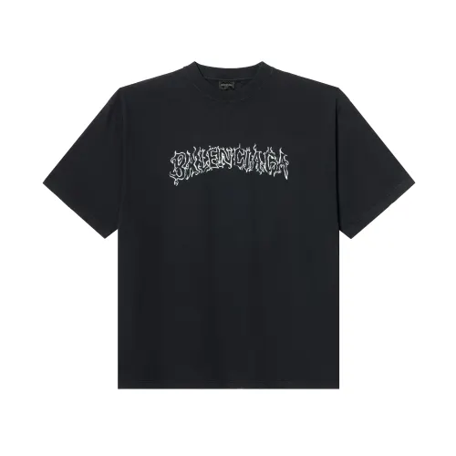 Balenciaga Metal Logo Oversized Tee