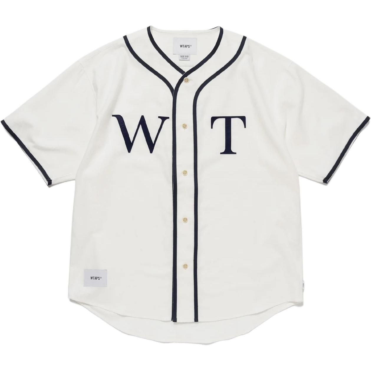 Футболка WTAPS LEAGUE SS COTTON TWILL (белая)