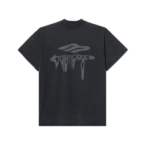 Balenciaga 3b Liquefied Oversized T Shirt