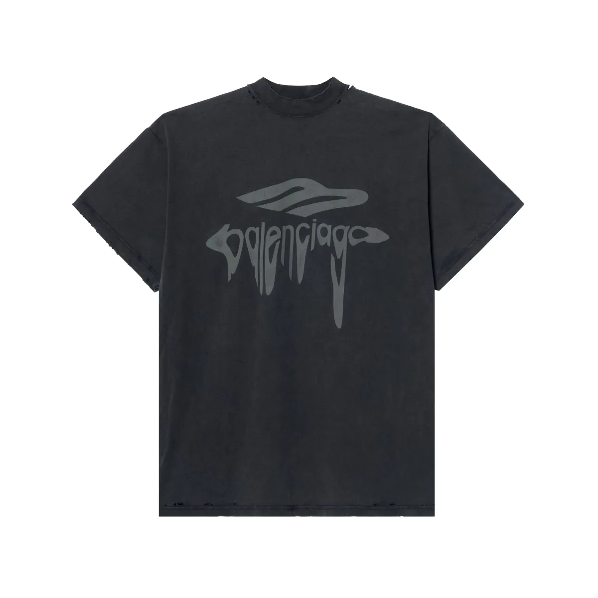 Balenciaga 3b Liquefied Oversized T Shirt