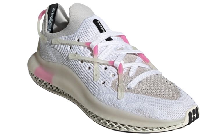 Унисекс кроссовки adidas I-4D Fusio (бело-розовый) — Белый / розовый — фото 3