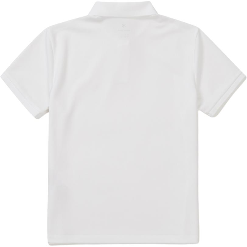 Женская футболка Snow Peak Logo Polo (белая) — фото 2