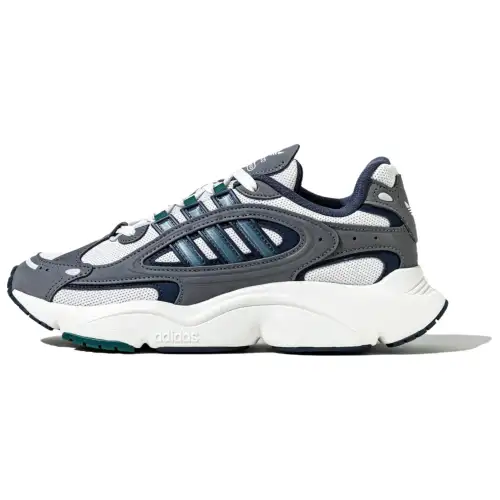 Adidas Originals Ozmillen Abrasion Resistant Height Increasing Low top Chunky Sneakers Unisex Gray Green