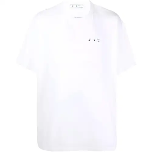 OFF WHITE Drowning Man Logo Caravaggio St. Jerome Writing Painting Oversized T Shirt
