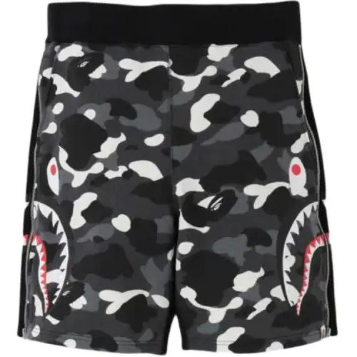 Bape City Camo Side Shark Sweat Shorts