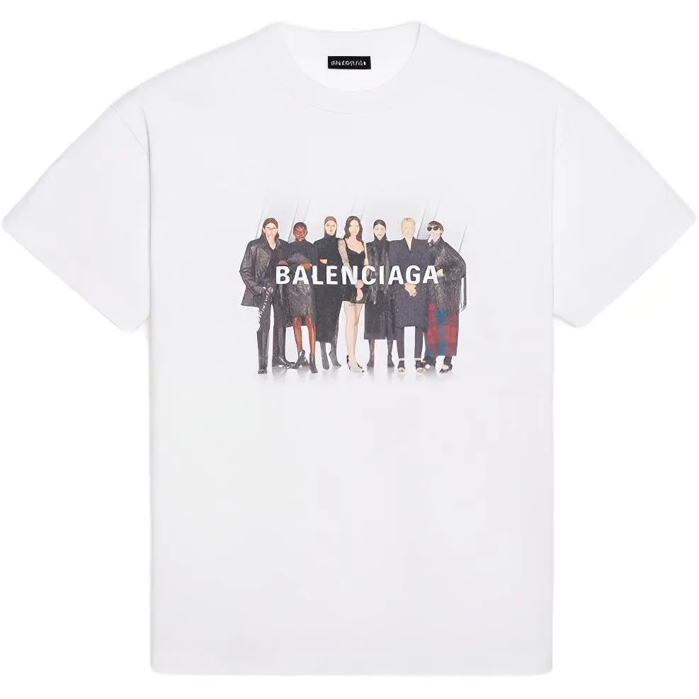 Balenciaga T Shirt Regular Fit Men's White