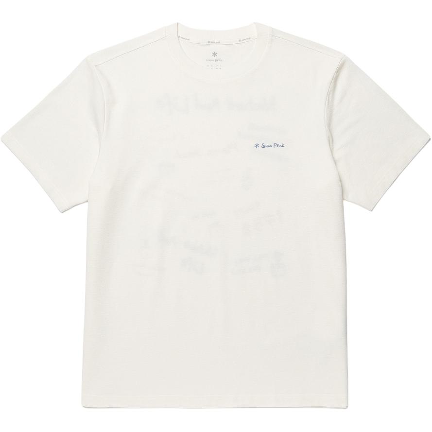 Унисекс футболка snow snow peak T (бежевый)