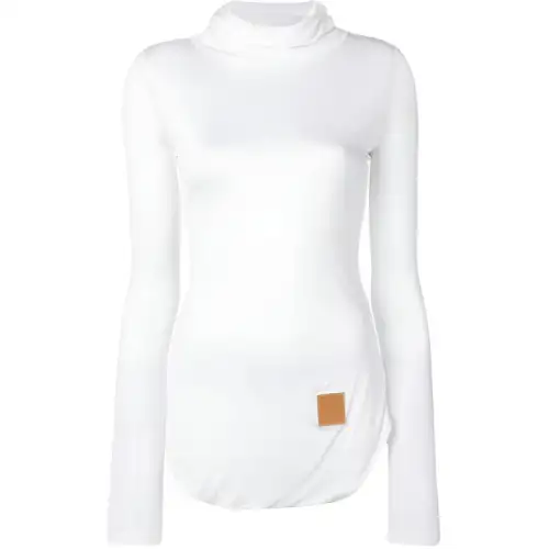 LOEWE T Shirts Women's White Turtleneck Moderate