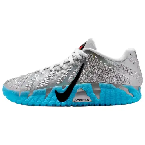 Nike Ja 3 Morant III EP Durable Rebound Grip Basketball Shoes Men's Silver Blue