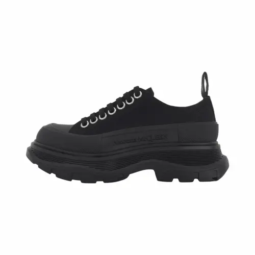 Alexander McQueen Tread Slick Lace Up 'Black' Women's