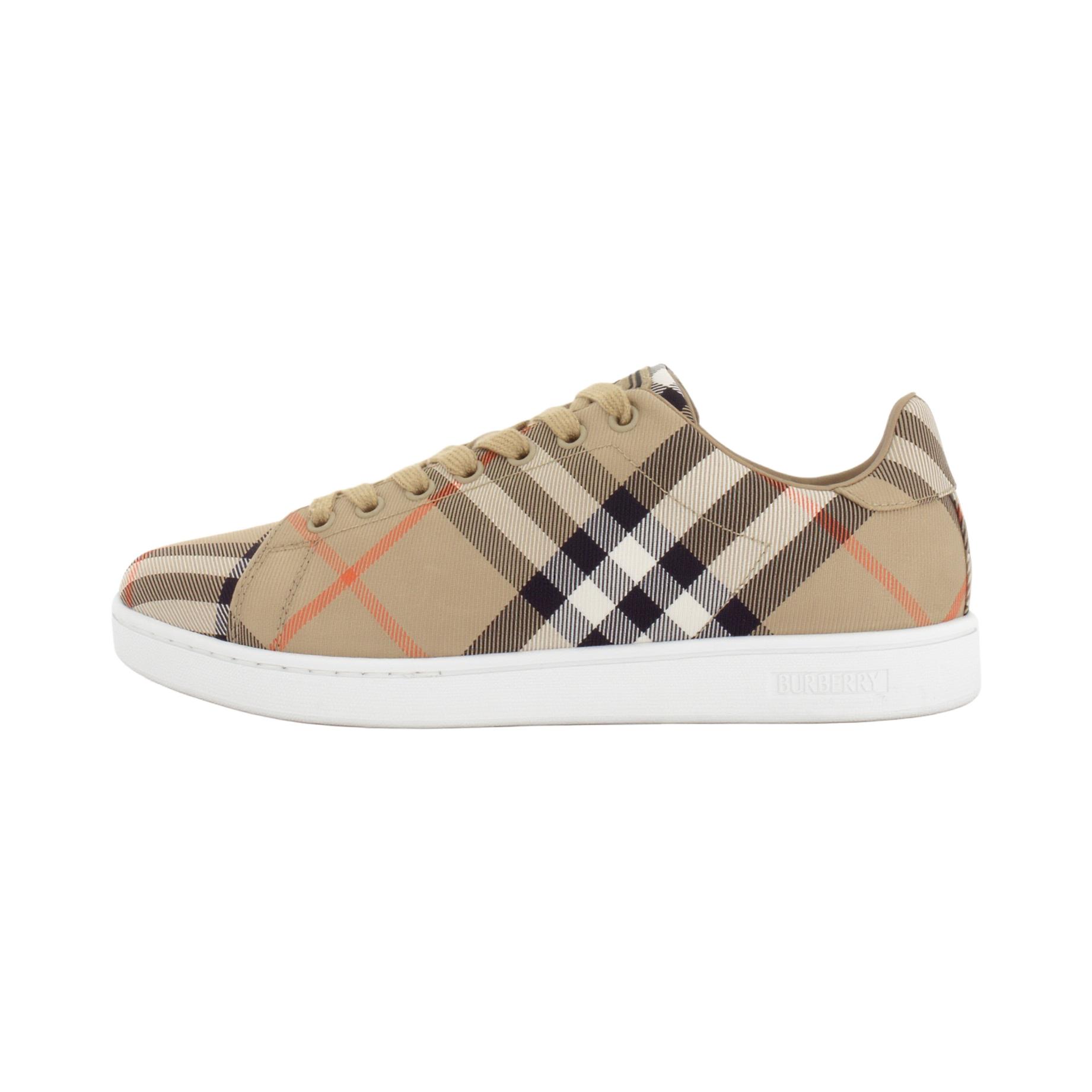 Мужские кеды Burberry (бежевые)