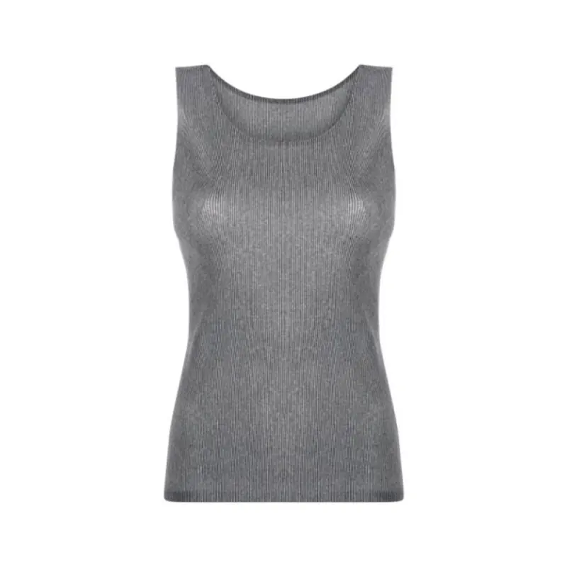 SAINT LAURENT Tank Tops Women's Gray Other