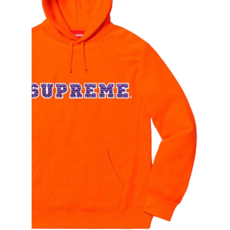 Худи Supreme (оранжевый) — фото 3