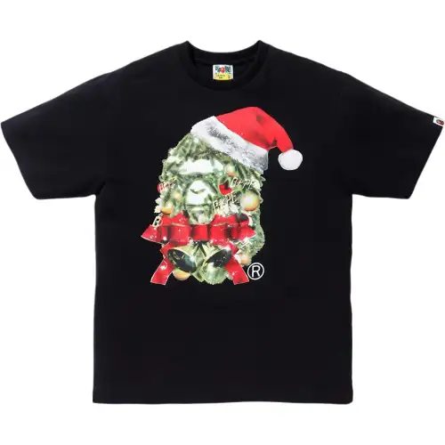 Bape Christmas Ape Head Tee