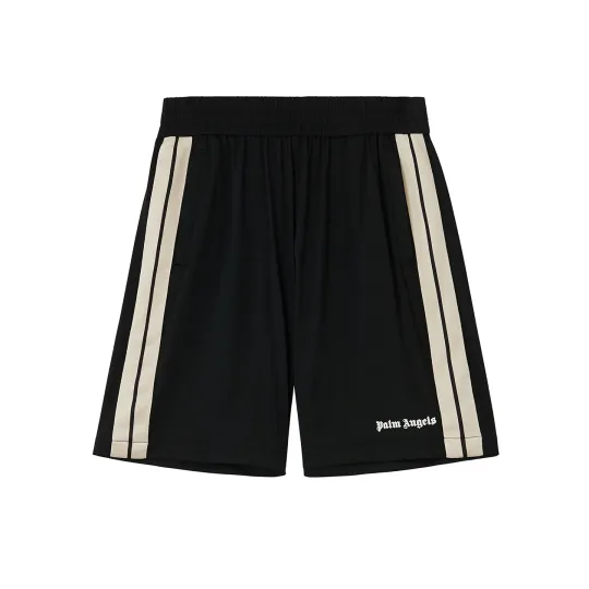 PALM ANGELS SS26 Американские уличные контрастные полосы классический дизайн простой модный стиль комфортные спортивные универсальные повседневные шорты одинакового стиля для мужчин и женщин