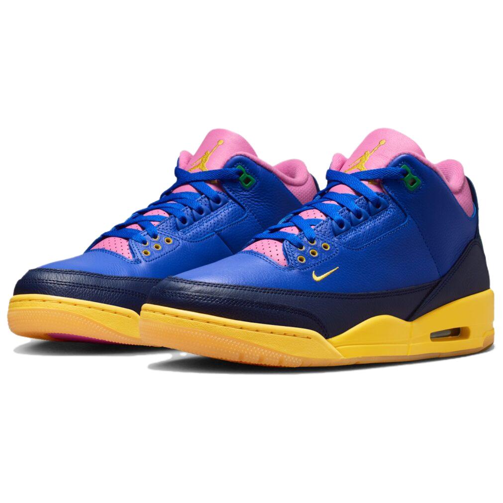 Мужские кроссовки Jordan Air Jordan 3 Retro OG Brasil (гоночный синий) — фото 3