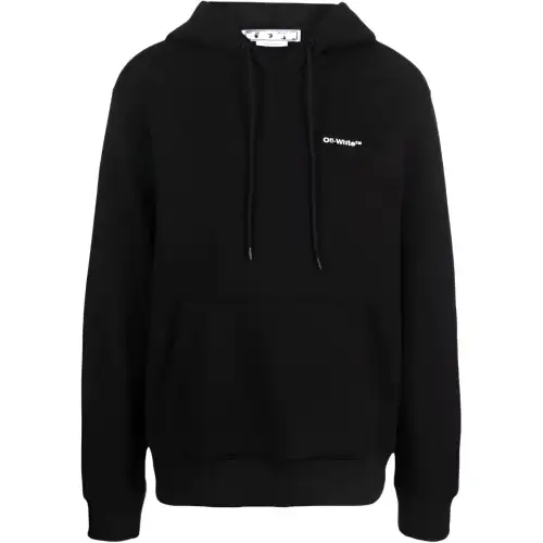 OFF WHITE Wave Outline Diag Slim Hoodie